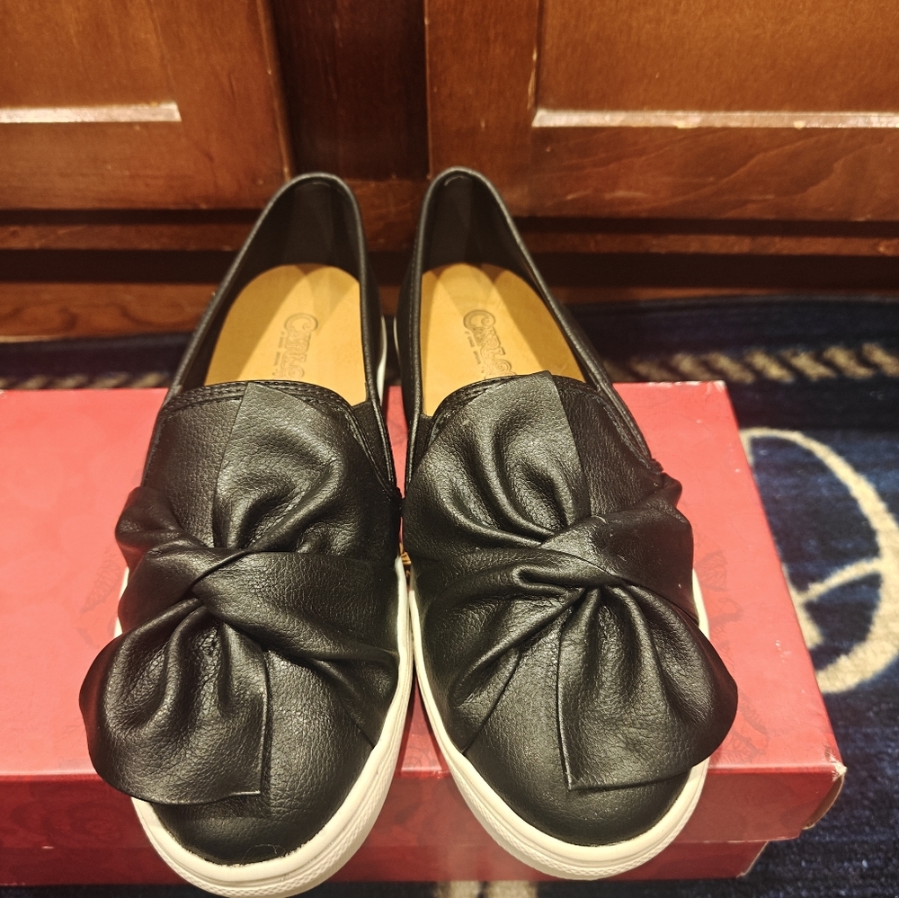 CARLOS by Carlos Santana Women's Alegra Black Slip On Sneakers